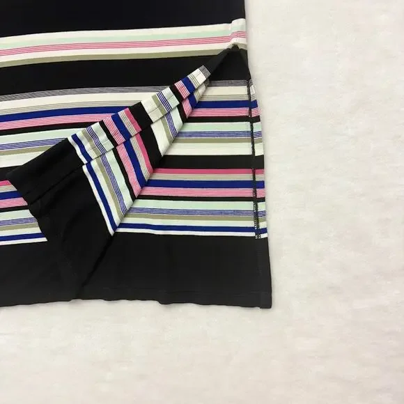 WHBM Convertible Multi-color Stripe Maxi Skirt/Dress Black Size S - Picture 6 of 9